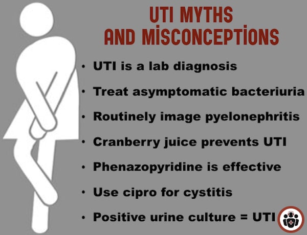 UTI myths and misconceptions