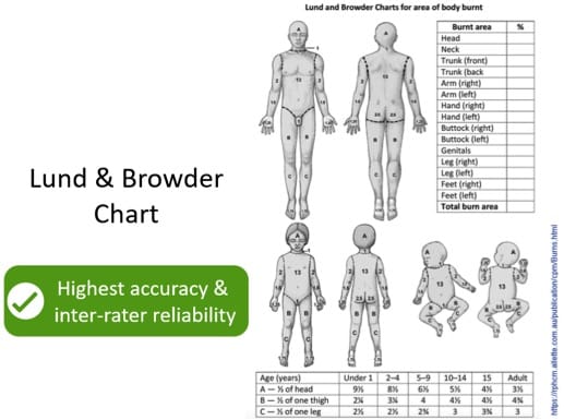 Body Burn Chart