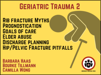 Geriatric Trauma Part 2 Rib Fractures, Pelvic Fractures ...