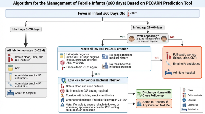 Febrile Infant Management Algorithm